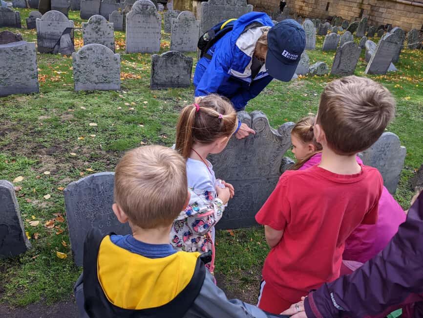 Boston Walking Tour for Children - Boston’s First Public School Site and the Oldest Burial Ground