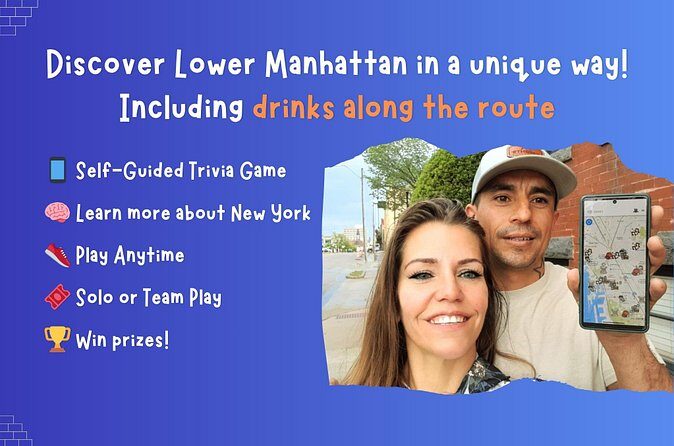 Explore New York Lower Manhattan's with a Walking Quiz - Manhattan Skyline Stop: Your Mid-Route Visual Reward