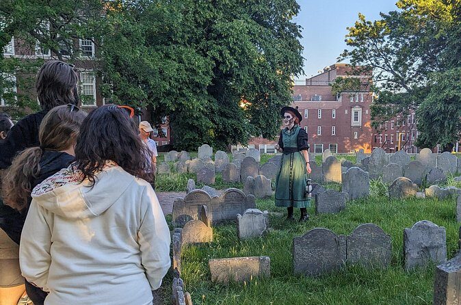 Ghosts and Gravestones Boston Nightwalk - Stop 3: King’s Chapel Burying Ground for a second wave of atmosphere