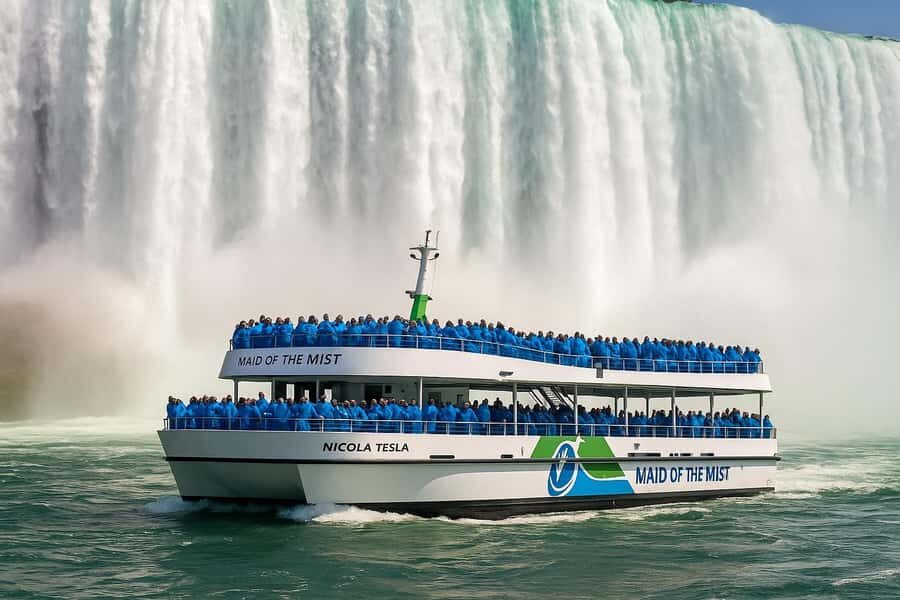 Maid of the Mist Boat & Cave of the Winds with hotel pickup - Maid of the Mist: Mist on Your Skin, Roar in Your Chest