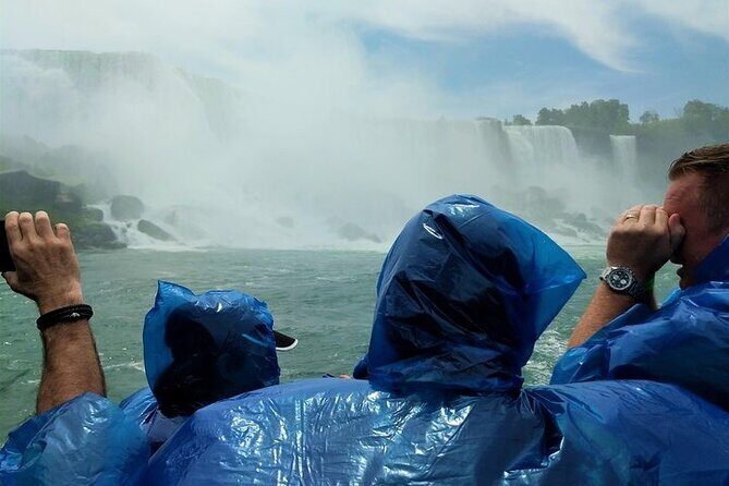 Niagara Falls Evening Illumination Tour with Maid Boat Ride - American Falls and Bridal Veil Falls: closer looks, quick stops
