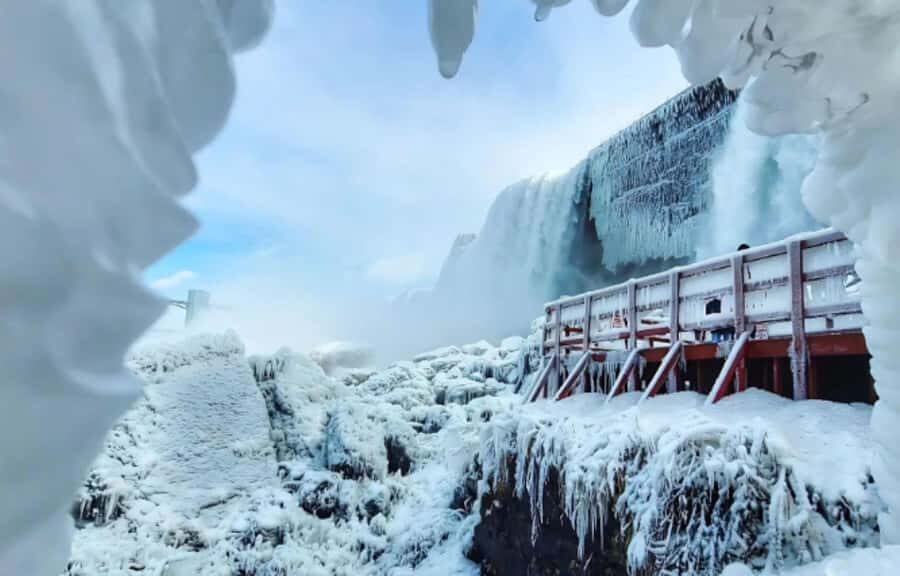 Niagara Falls USA: Winter Wonder Tour - Bridal Veil Falls: a scenic change of pace