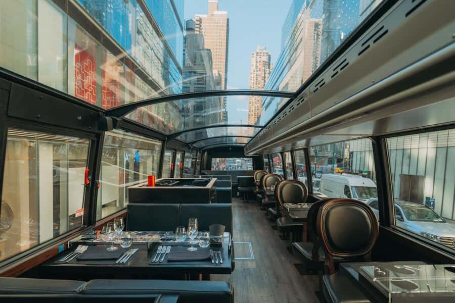 NYC Bustronome Lunch Tour - The Menu: 4-Course Lunch vs 6-Course Dinner (And What It Means)