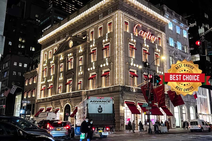 NYC: Jingle Bell Joyride Holiday Tour - First stop: Times Square, with the season turned up